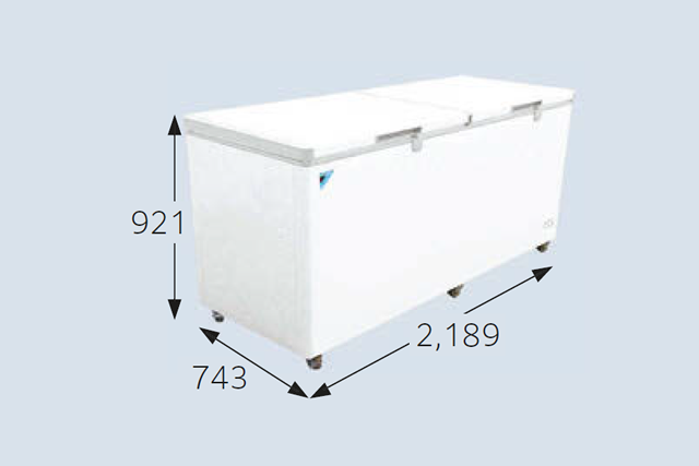 正規 中古 LBFG4AS 業務用冷凍ストッカー ダイキン 横型冷凍ストッカー 400リットルクラス 冷蔵庫・冷凍庫 SOLUCENTERINT