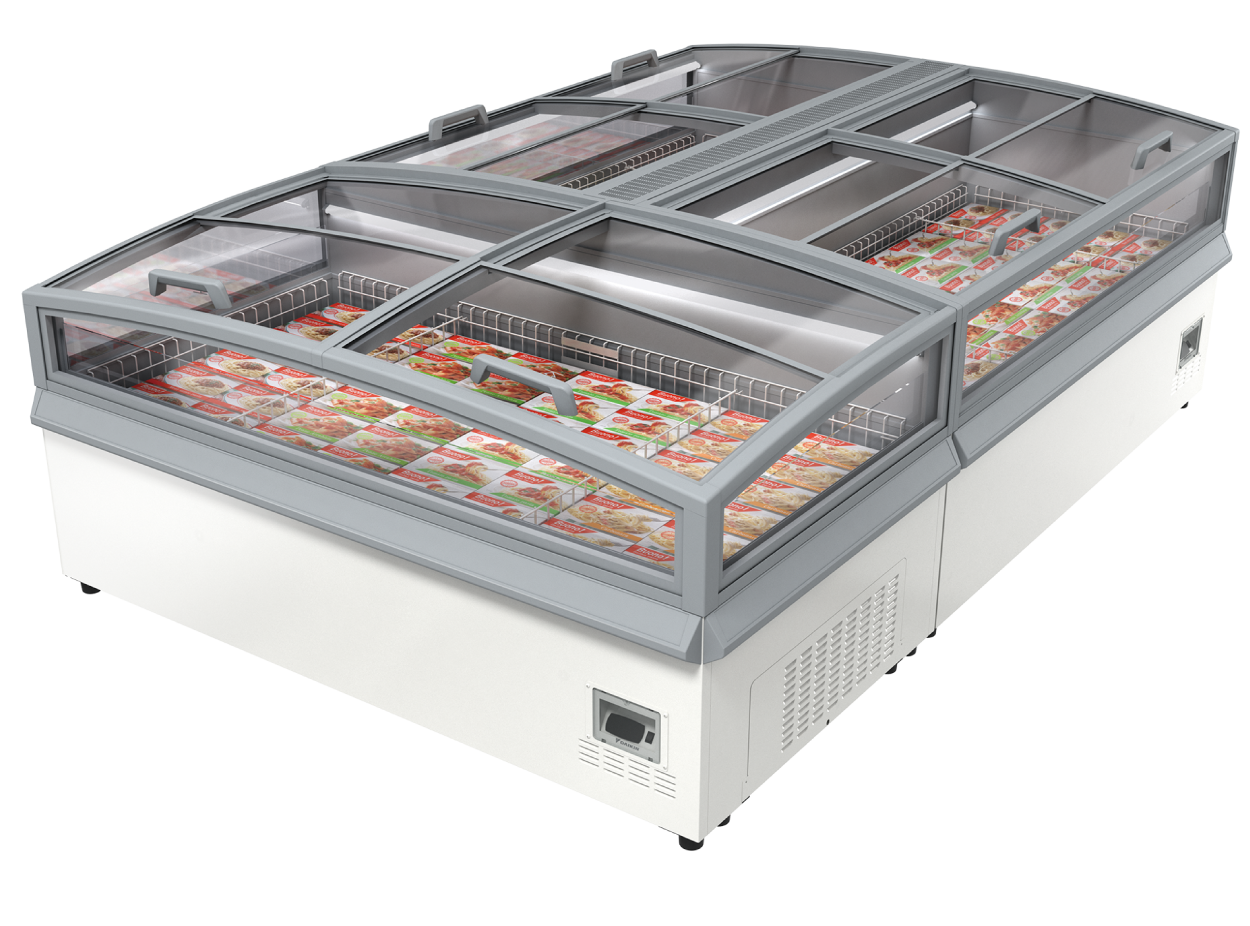 冷凍プラグインショーケース | 中温用エアコン・冷凍冷蔵ユニット 