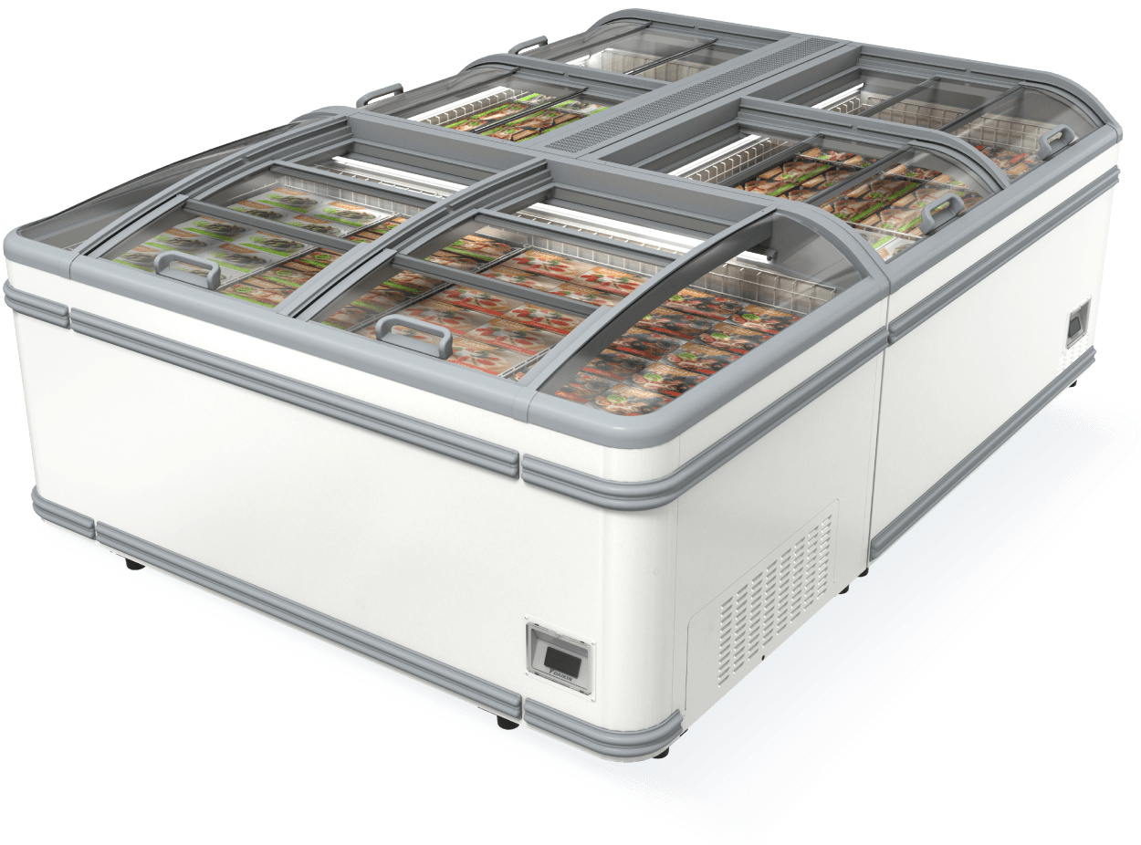 ○LTFPG210A ダイキン 冷凍プラグインショーケース PARIS スライド扉 片面タイプ 786リットル 冷蔵庫・冷凍庫