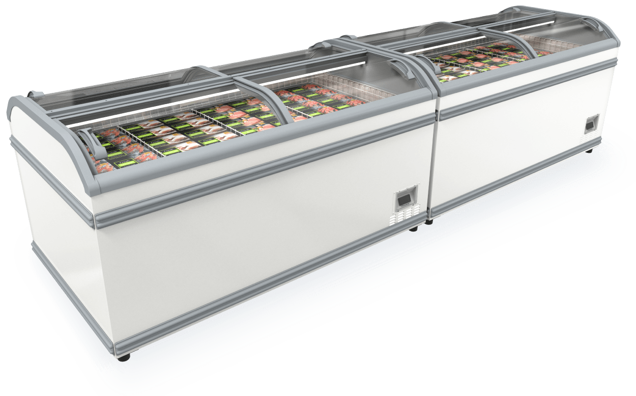 全国総量無料で LTFHG210A ダイキン 冷凍プラグインショーケース MANHATTAN スライド扉 両面タイプ 972リットル 7尺相当  冷蔵庫・冷凍庫