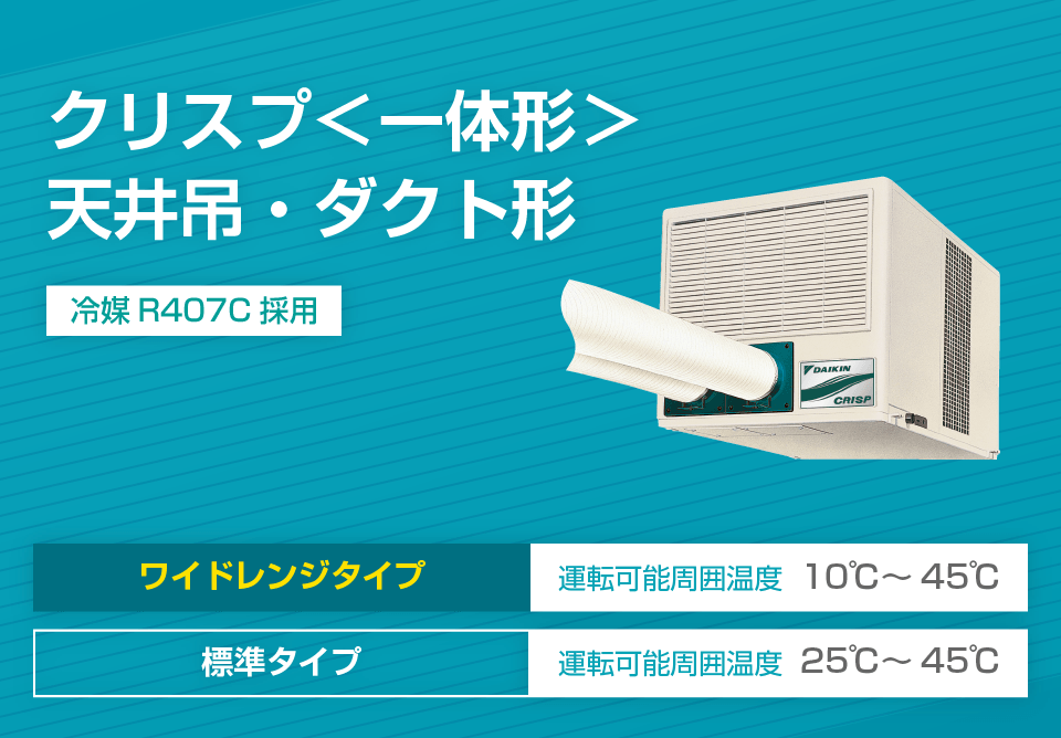 ダイキン工業 SUADP2GU スポットエアコン (3相200V) クリスプ 天井吊・ダクト形