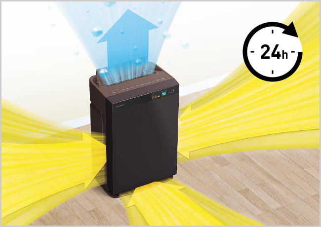 DAIKIN 空気清浄機 加湿機能付　タッチ式操作パネル MCK40Z-W 基本的な操作方法 - YouTube