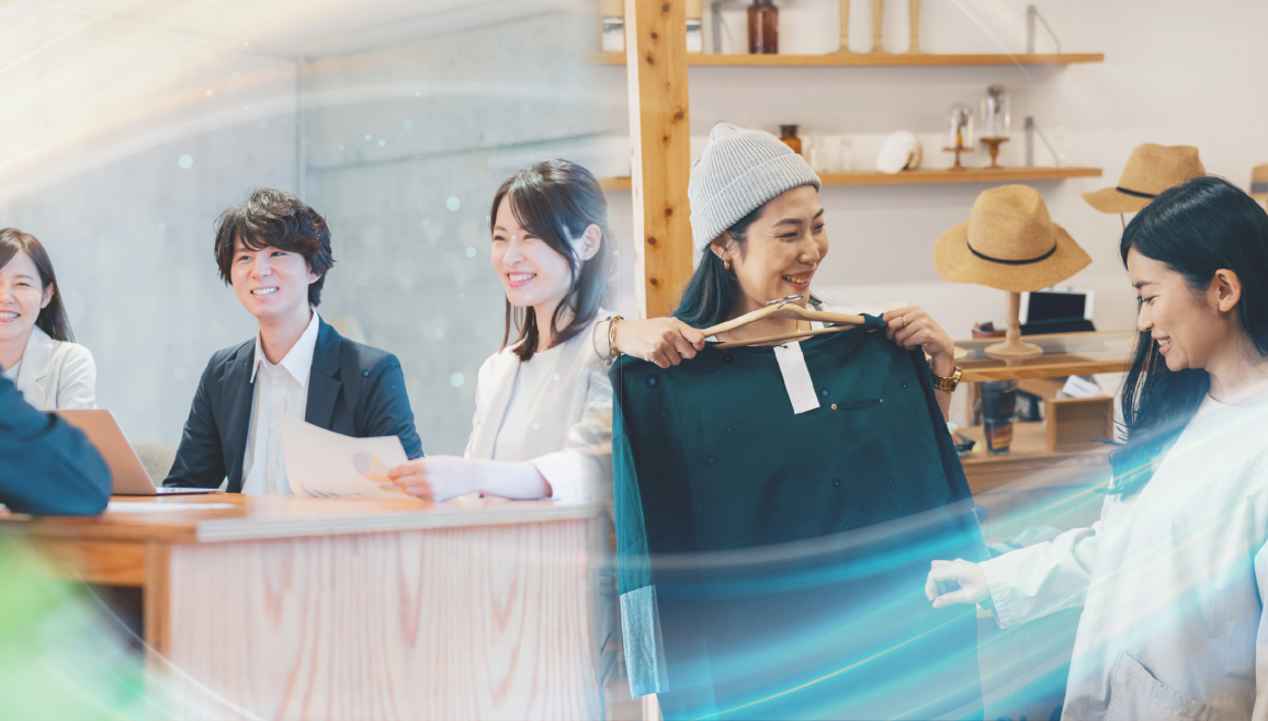 店舗でのエアコン利用イメージ