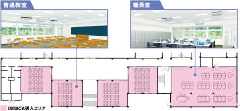 校舎内平面図
