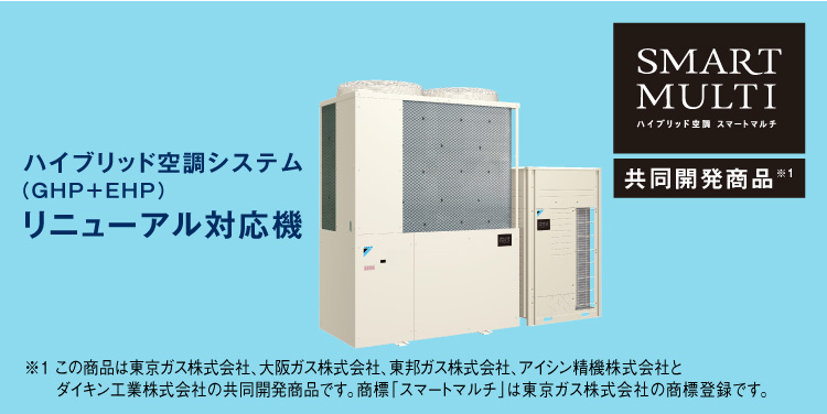 ハイブリッド空調システム スマートマルチ リニューアル対応機