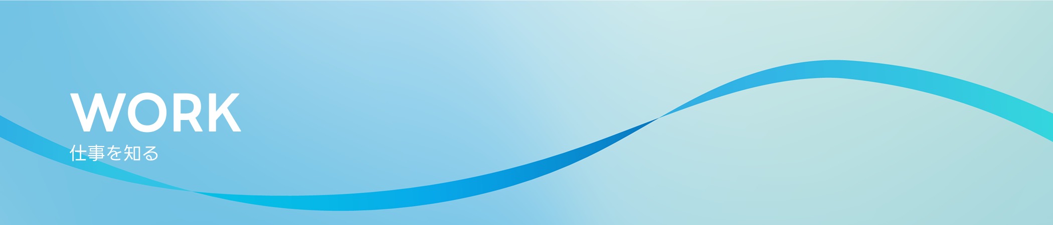 WORK 仕事を知る