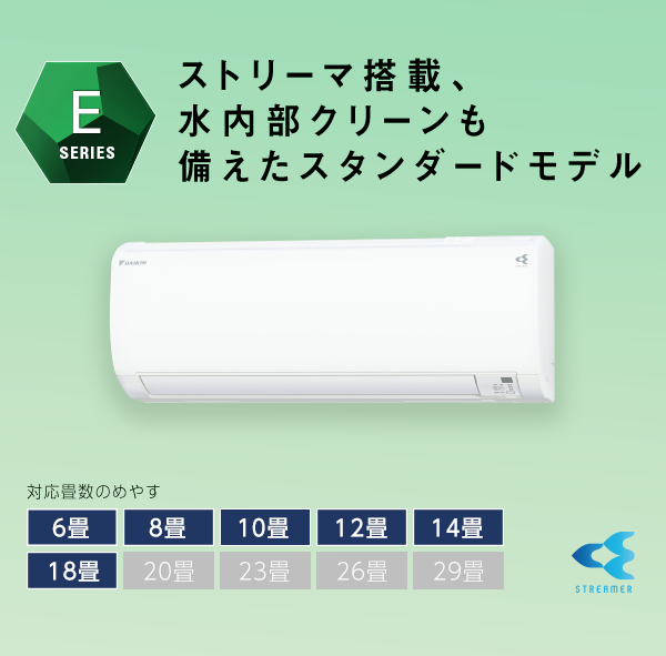 Eシリーズ 製品情報 | 壁掛形エアコン | ダイキン工業株式会社