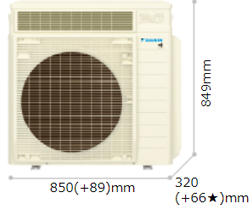 2.2～4.0（100V）kW カラー：ホワイト（5Y 7.5/1）