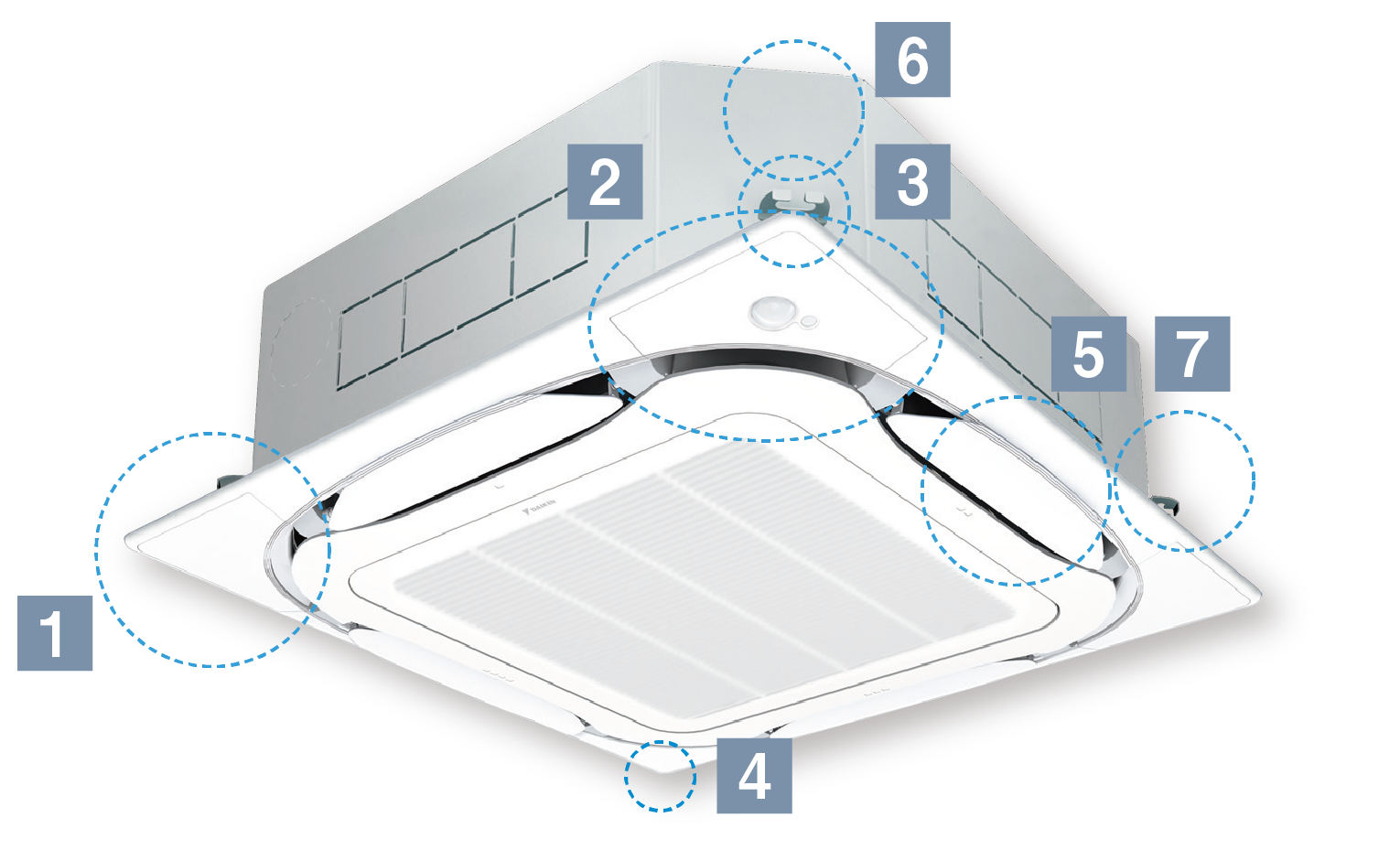 ラウンドフロー室内機の画像