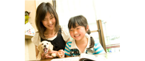 奥様と娘さんの画像