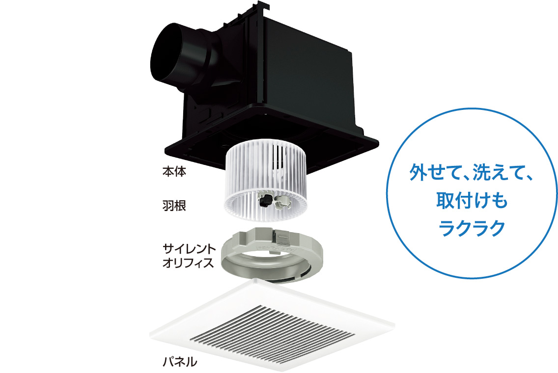 ダクト用換気扇