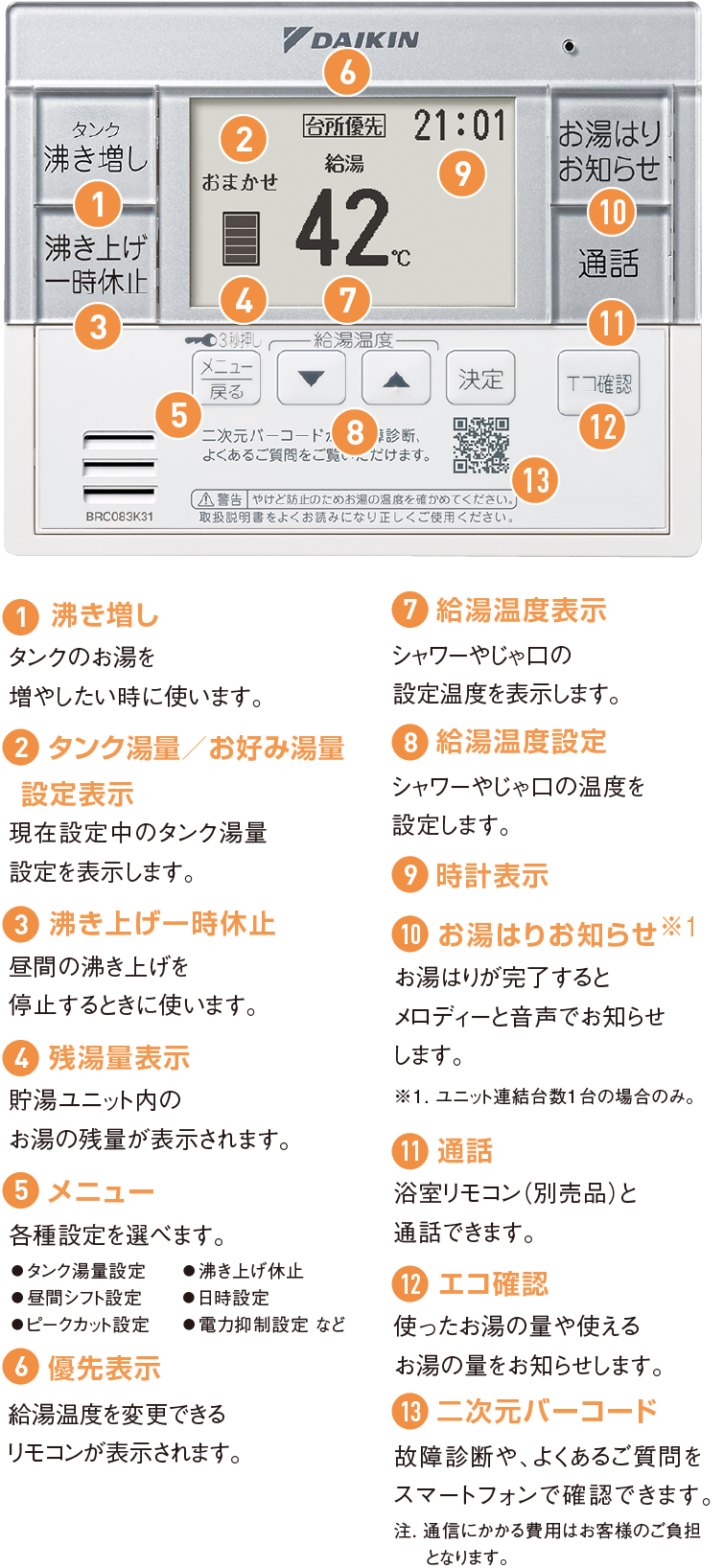 パワフル高圧給湯と高圧給湯の比較