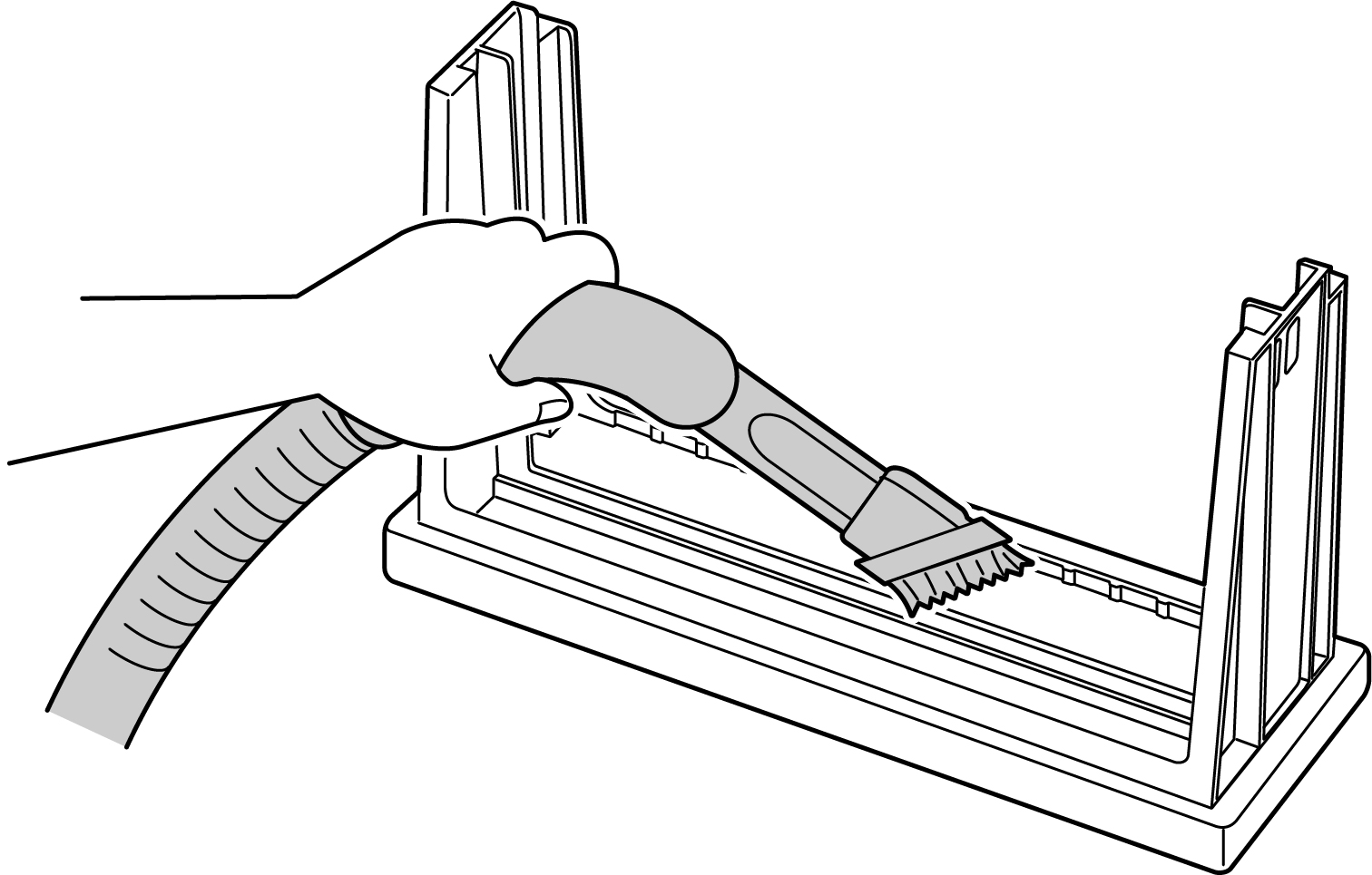 ユニット台の清掃