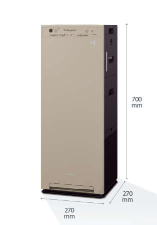 ACK555A 省スペース | 空気清浄機（住宅設備店取扱商品）| ダイキン 