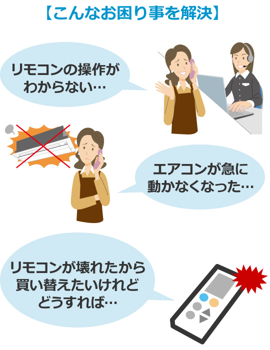 ご購入後も安心のサポート体制 | 購入相談窓口とは | ダイキン工業株式会社 