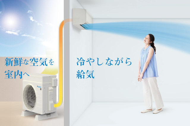 VXシリーズ 換気 | 壁掛形エアコン | ダイキン工業株式会社