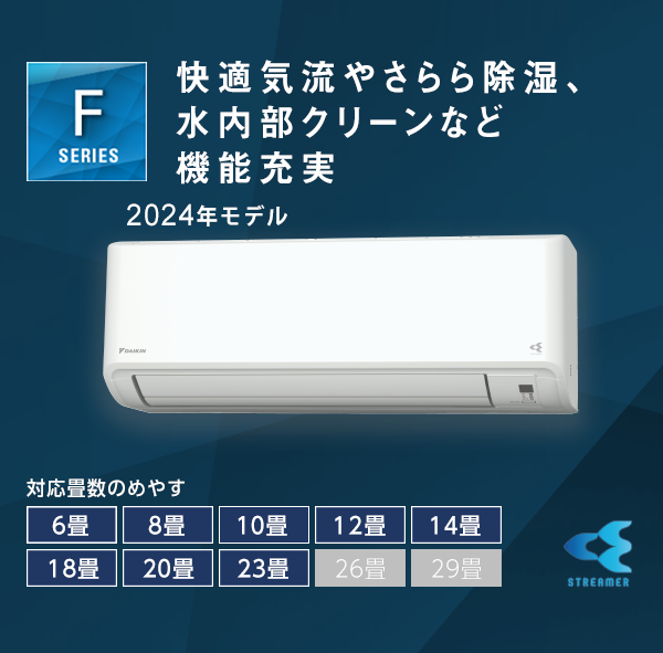 M2【20A・税込み】ダイキン エアコン せまい おもに6畳用 S22UTES-W  