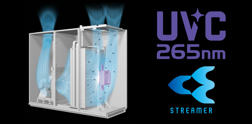 UVC LEDユニット・ストリーマユニット搭載