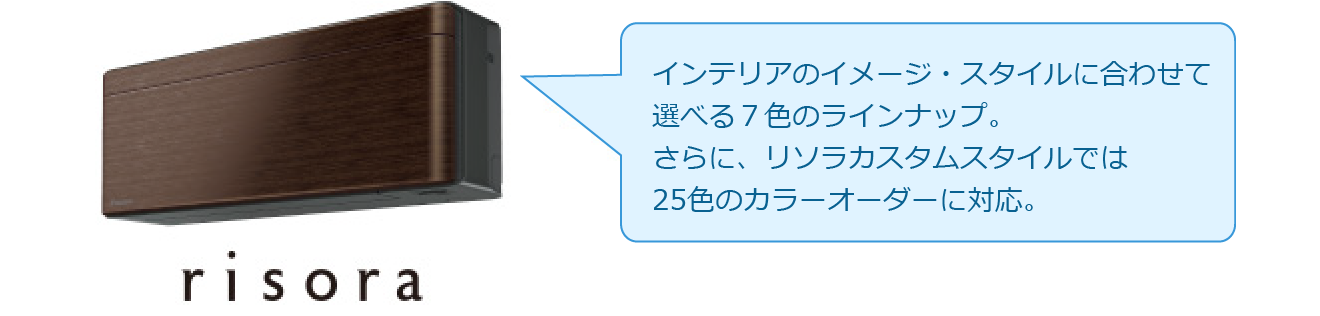 インテリアに合わせて選べる7つの色と質感