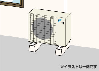 地面やベランダ床面に設置できる