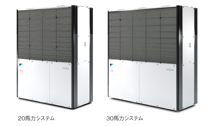 20馬力システムと30馬力システム