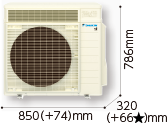 4.0(200V)～9.0kW カラー:ホワイト(5Y 7.5/1)