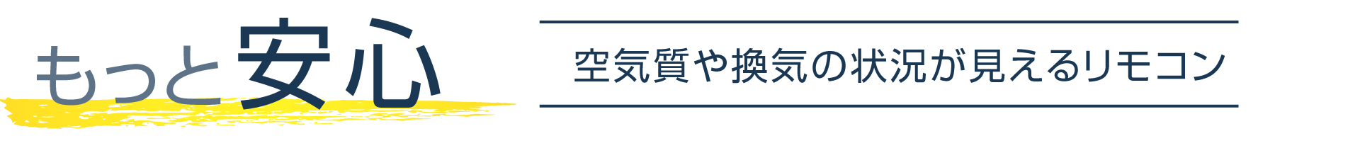 もっと安心。空気質や換気の状況が見えるリモコン