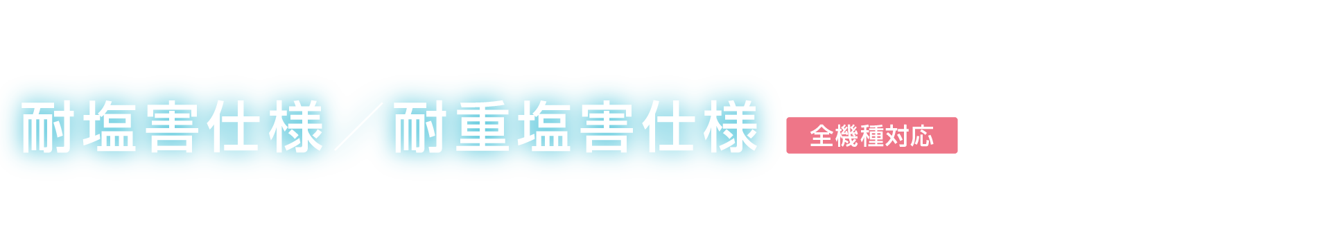 耐塩害仕様／耐重塩害仕様