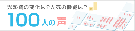 100人の声