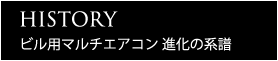 HISTORY ビル用マルチエアコン 進化の系譜