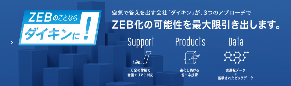 ZEBのことならダイキンに！　特設サイトへのリンク